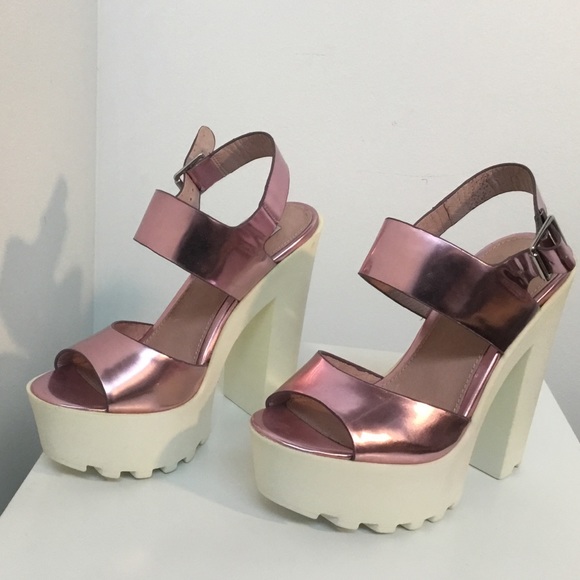 Steve Madden Igor Azalea Lilac 90s Raver Platform - Picture 6 of 6